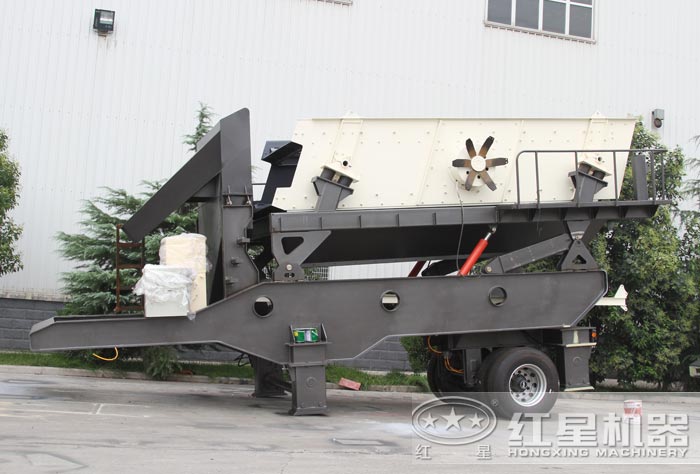 振動篩沙機還是可移動的好，流動作業(yè)隨時轉(zhuǎn)場