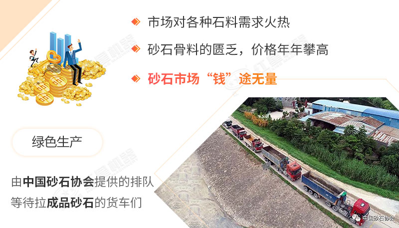 砂石價格上漲，一砂難求