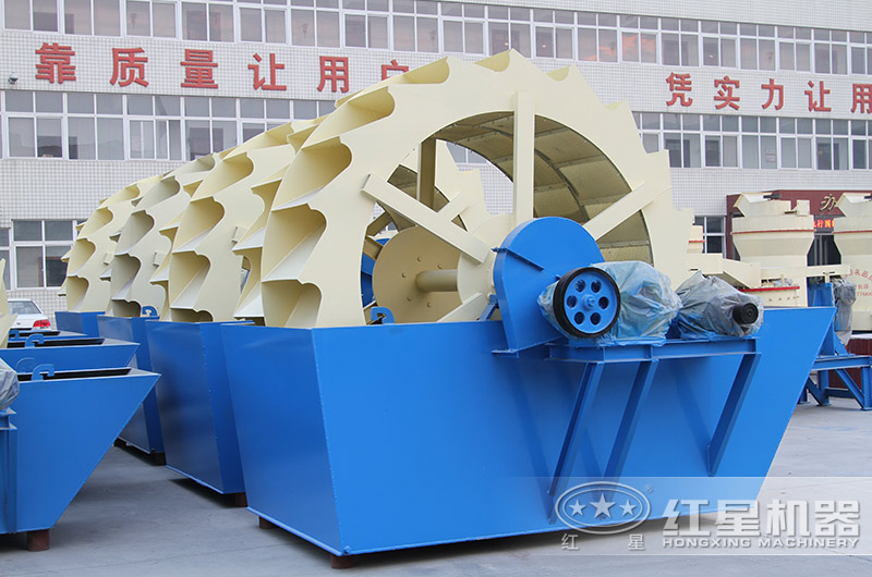 輪斗式洗砂機(jī)款型多樣，單輪、雙輪、三輪這都有