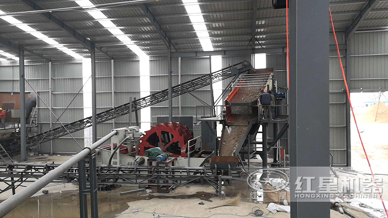 時產(chǎn)量200噸洗砂生產(chǎn)線如何配置？工藝流程有哪些