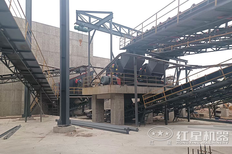 石子機(jī)生產(chǎn)線多少錢一套，附現(xiàn)場(chǎng)案例