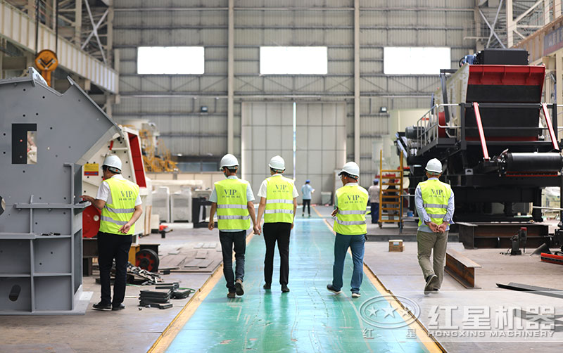 客戶考察12、13石子破碎機設備