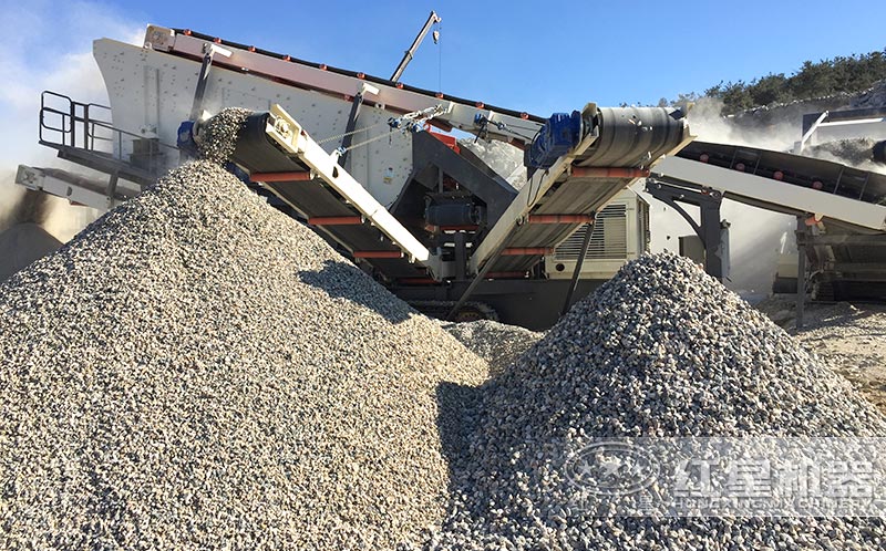 毛石粉碎成石子，成品規(guī)格滿足各種需求